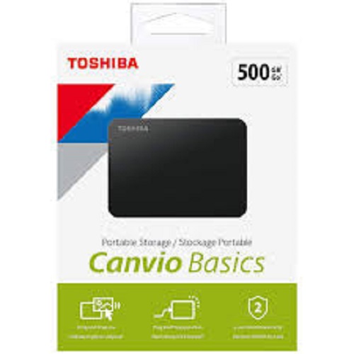 Toshiba Canvio Basics 500GB Portable External Hard Drive | Discount Sale